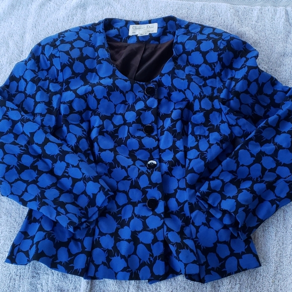 Vintage Christian Dior blue Blazer